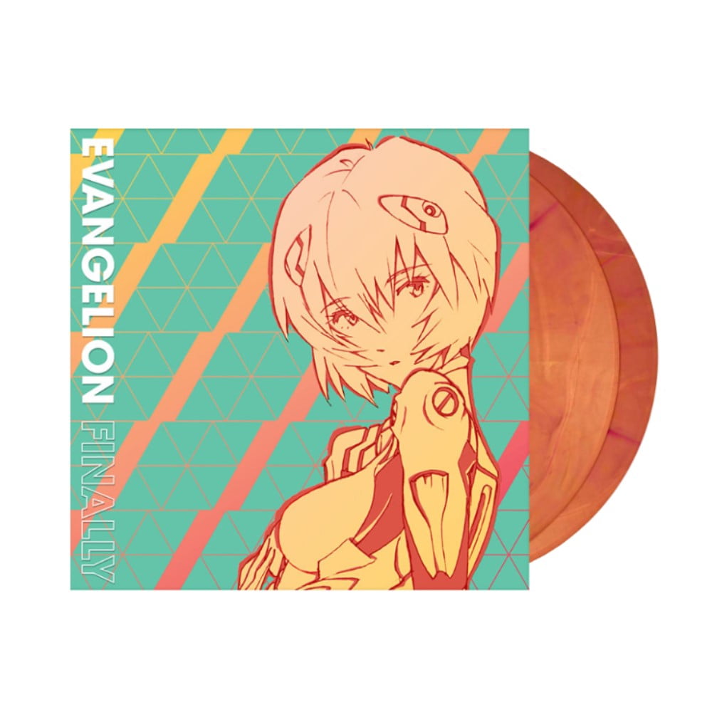 Evangelion Finally Soundtrack Exclusive Limited Edition Orange Marble ...