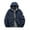 Blue, variant on Fleece Jacket Men Hooded Long Sleeved Thermal Warm Coats Casual Loose Fit Streetwear Outdoor Outwear With Pockets Grey M