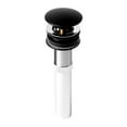 thumbnail image 1 of ALFI AB9055-BM Pop-Up Drain avec Trop-Plein & 44; Noir Mat, 1 of 1