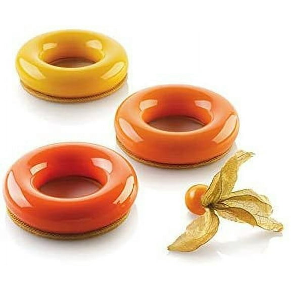 Silikomart Promise 65 Silicone Mold with 6 Cavities, Each 3.34 Inch Diameter x 0.78 Inch High