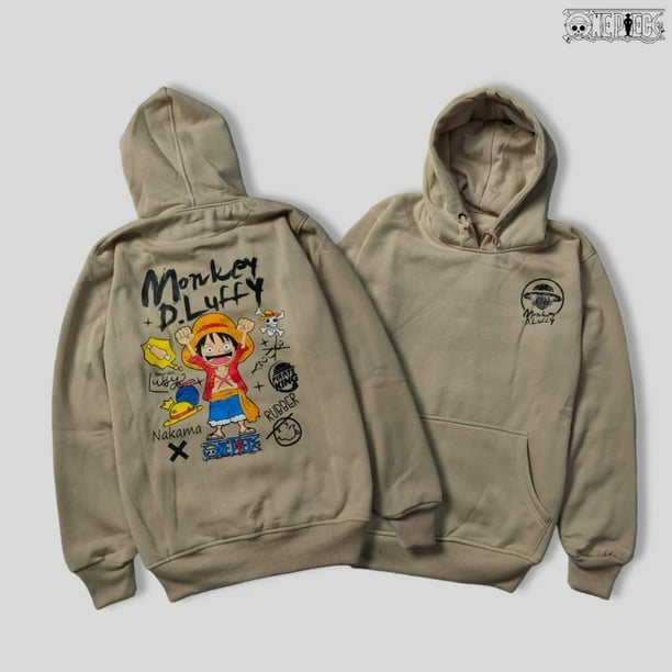 Mono D. Luffy ONE PIECE Chamarra roja suéter sudadera con capucha Anime Manga piratas ZORO