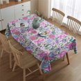 thumbnail image 2 of Pink Breast Cancer Rectangle Tablecloth 60"x84",Waterproof Polyester Rectangle Table Cloth, Wipeable Spillproof Polyester Tablecloth for Dining, Camping, Indoor and Outdoor, 2 of 5