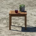 thumbnail image 2 of Walker Edison Acacia Wood Outdoor Patio End Table, Brown, 2 of 15