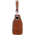 thumbnail image 3 of Bolso de hombro Hobo ALYSSA Camel con herrajes Big Snap Hook, 3 of 7