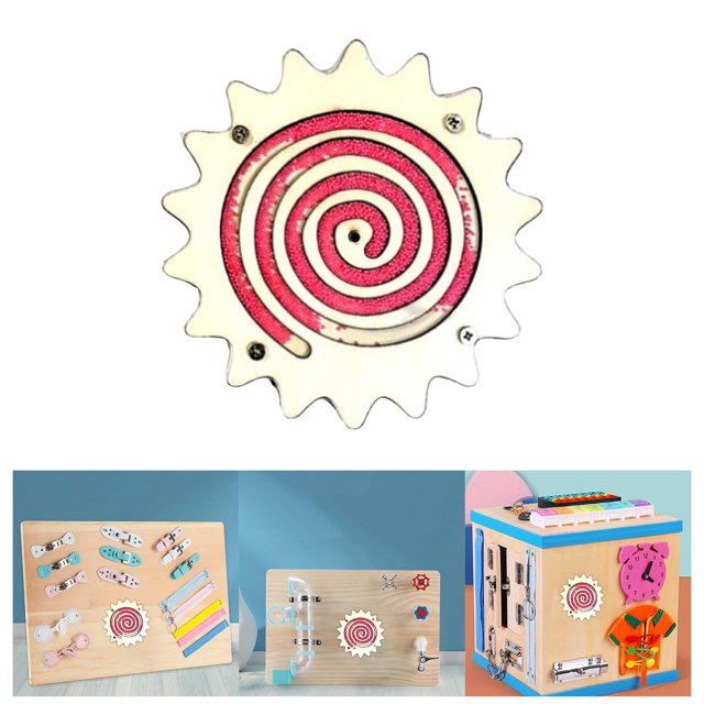 BELOVING Tableau d'Activités Multifonctionnel pour Compétences Motrices Fines, Tableau Sensoriel Éducatif