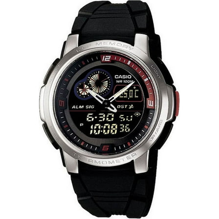 Men's Core AQF102W-1BV Black Resin Quartz Sport Watch