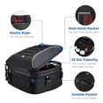 thumbnail image 2 of Bolsa trasera para moto KEMIMOTO impermeable 22L-34L con funda para lluvia, 2 of 7