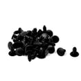 thumbnail image 1 of 50Pcs Negro Remaches de Parachoques Alfombrilla Grapas 8x6mm Agujero, 1 of 1