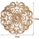 thumbnail image 2 of Apliques de madera maciza decorativos respetuosos con el medio ambiente, diseño floral bellamente elaborado, ideal para decorar paredes, puertas y armarios, uso duradero, mano de obra fina, ambiente, 2 of 5