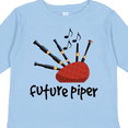 thumbnail image 4 of Inktastic Bagpiper Kids Future Piper Boys or Girls Long Sleeve Toddler T-Shirt, 4 of 5