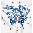 thumbnail image 2 of Patriotic Bald Eagle American Flag Unisex Plus Fleece Graphic Sweatshirt Brisco Brands 4X, 2 of 6