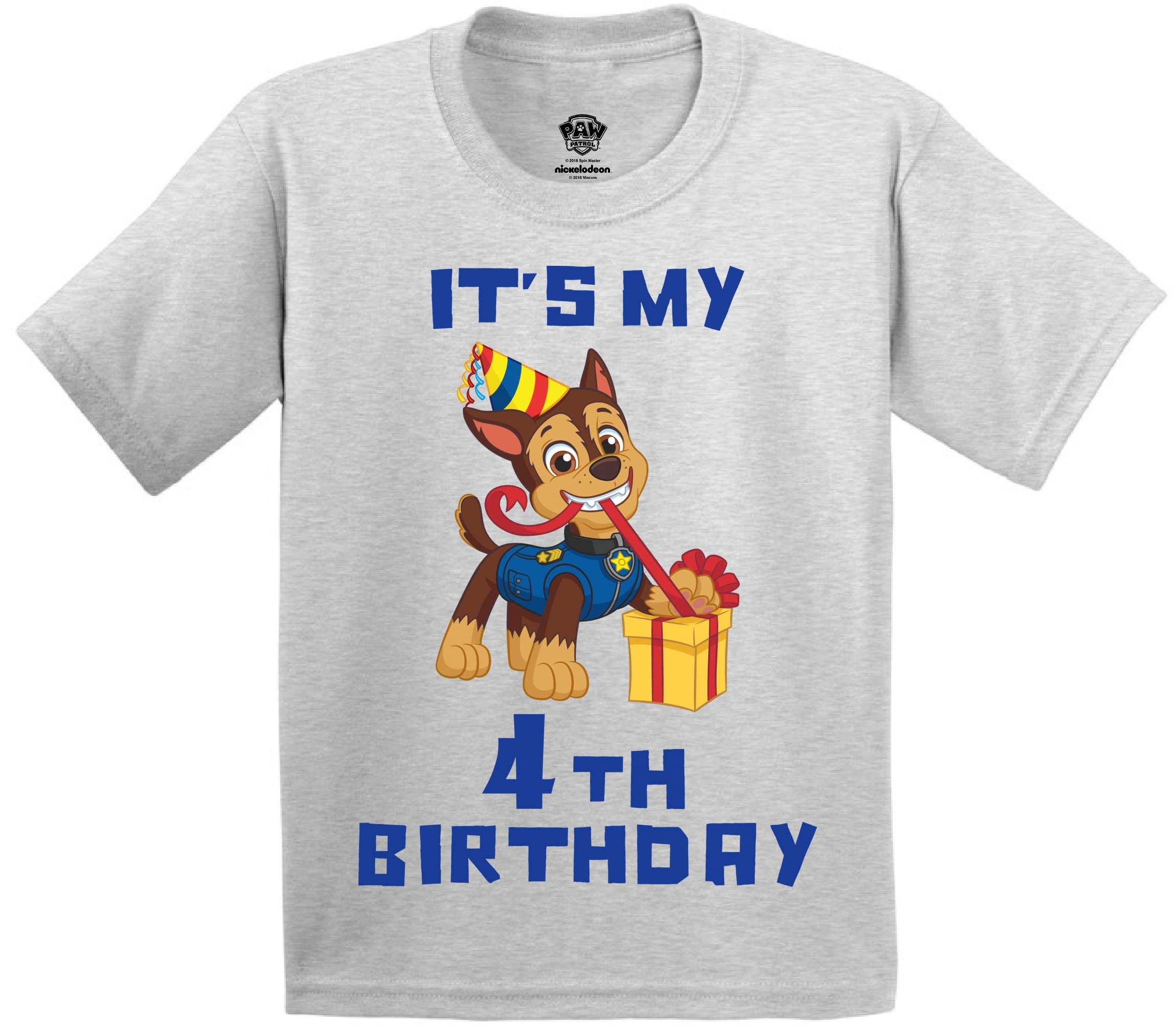 paw patrol birthday shirt