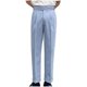 thumbnail image 1 of Pantalones largos de moda para hombre, estilo casual, con bolsillos y cremallera, cintura elástica, de poliéster., 1 of 4