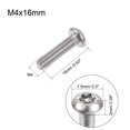 thumbnail image 2 of Unique Bargains Vis de Sécurité Torx M4x16mm pour Machine en Acier Inoxydable 304, Lot de 20, 2 of 5