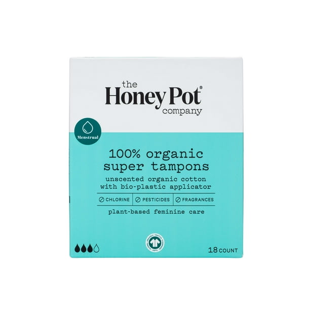 The Honey Pot Company Super Organic BioPlastic Applicator Tampon