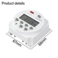 thumbnail image 3 of Electronic Timer 12V Timer Relay Programmable 17 Times Week Automatic Timer Error Correction Relay For Power Control, 3 of 9