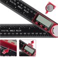 thumbnail image 3 of 2-in-1 Digital Angle Ruler Large Screen Display Steel 0-360°(200mm) Protractor Precision Adjustable Angle Measurement Tools 1Pc ,Long Lasting, 3 of 5