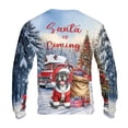 thumbnail image 2 of Santa is Coming French Bulldog Merry Christmas Xmas Noel Truck Tree All Over Print 3D Sweatshirt Unisex Merch Dog Lover Gifts - 02023, 2 of 6