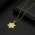 thumbnail image 7 of Star of David Chai Pendant Necklace Stainless Steel Amulet Israel Jewish Jewelry, 7 of 7