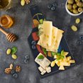 thumbnail image 5 of Modern Cutting Board, Surf Typography in Rainbow Colors Featured with Palm Tree Silhouette Illustration, Tempered Glass Cutting and Serving Board, Wine Bottle Shape, Multicolor, by Ambesonne, 5 of 5