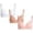 Tuscany/White/Pink, variant on dELiA*s Girls' Training Bra - 3 Pack A-Cup Molded Wire-Free Microfiber Lace Bralette (32A-36A)