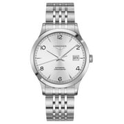 Longines Record Automatic COSC Stainless Steel Silver Dial Date Mens Watch L2.821.4.76.6