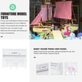 thumbnail image 2 of 1set Miniature Piano Small Piano Stool Toy Micro Landscape Decoration Ornament, 2 of 8