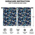 thumbnail image 2 of Blackout Kids Curtains,Blue White Butterfly Pattern Childrens Insulated Curtains Set Of 2,Bedroom Essentials,Toddler Room Decor 42"x54", 2 of 5