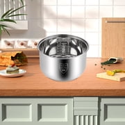 Functional Rice Cooker Replacement Inner Pot 304 Stainless Steel Rice Cooker Inner Bowl 5L