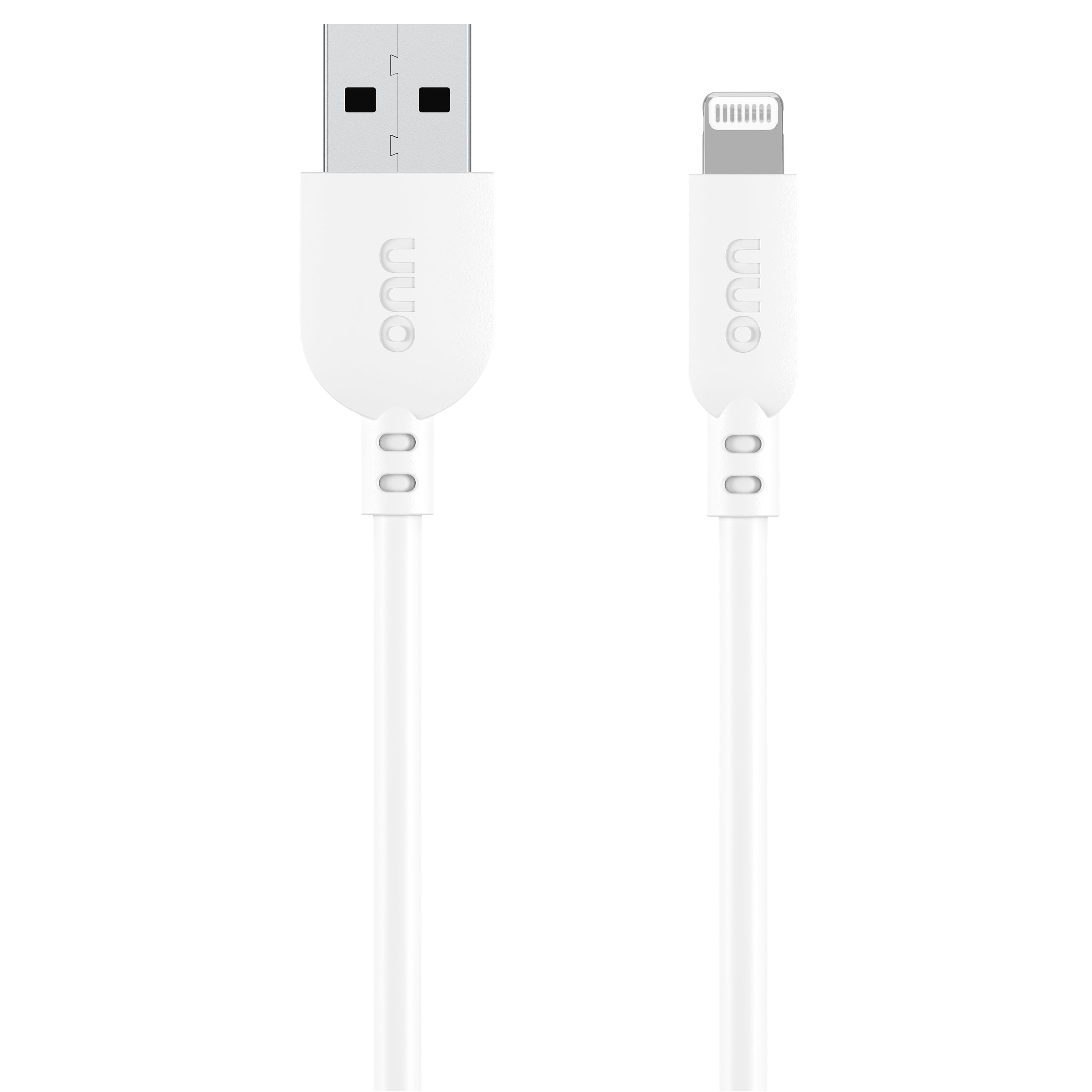 (5 pack) onn 6' Lightning to USB Charging Cable for iPhone/iPad/iPod, White