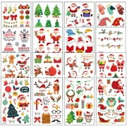 16 Sheets Tattoo Stickers Gift Christmas Encanto Tattoos for Kids Temporary Tattos Child