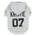 thumbnail image 4 of Didog Pet Dog Hoodie Clothes Custom Personalized Name Number ID Warm Sweatshirt XS-5XL, 4 of 10