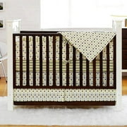 Baby Mod - Roxanne 3-in-1 Convertible Crib, Antique White and Espresso