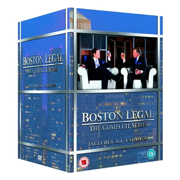 Boston Legal (Complete Series) - 27-DVD Box Set ( Boston Legal - Seasons 1-5 ) [ NON-USA FORMAT, PAL, Reg.2 Import - United Kingdom ]