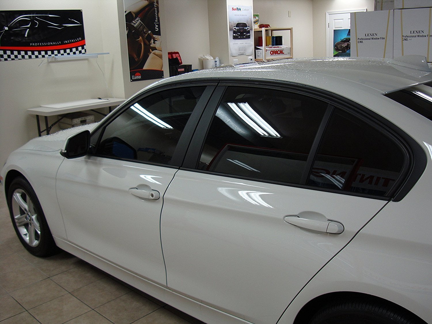 WINDOW FILM TINT HIGH PERFORMANCE METALIZED 2 PLY BLACK 20/% 30/" X 5 FT