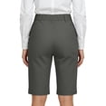 thumbnail image 5 of Women's Business Bermuda Shorts High Waist Stretchy Wide Leg Short Casual Dressy Work Office Suit Pants with Pockets, M, 5 of 5