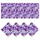 thumbnail image 1 of 10 pegatinas de azulejos de mosaico simulados, impermeables, para pared., 1 of 8