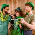 thumbnail image 2 of St Patricks Day Gifts 40 oz Tumbler with Handle and Straw Lid Leak Proof - Irish Shamrocks Coffee Mug Insulated Tumbler for Hot Cold Ice, 2 of 4