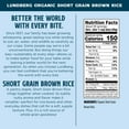 thumbnail image 3 of Lundberg Organic Short Grain Brown Rice, 2lb (6 count), Gluten-Free, Non-GMO Project Verified, USDA Certified Organic, Vegan, Kosher, 100% Whole Grain, 3 of 7