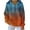 #132-Blue, variant on AUNVITO Women's Printed Hoodie with Pockets Drawstring Hood Long Sleeve Casual Knitting Cotton Sweatshirt