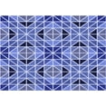 thumbnail image 1 of Ahgly Company Machine Washable Indoor Rectangle Transitional Jeans Blue Area Rugs, 8' x 12', 1 of 7