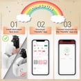 thumbnail image 3 of 1pcs P12 Continus Label Tape 15mm*7m White Transparent Red Blue Yellow Waterproof Adhesive Sticker Work for P12 Label Printer Transparent, 3 of 6