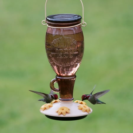 Perky Pet Sugar Maple Top Fill Glass Hummingbird Feeder Walmart Com