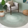 thumbnail image 2 of SAFAVIEH Cape Cod Richmal Geometric Cotton Area Rug, Green, 6' x 6' Round, 2 of 7