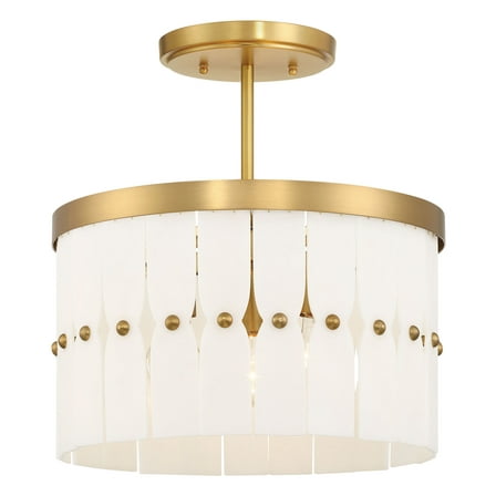 Minka Lavery 2083 Coronelle 3 Light 16" Wide Semi-Flush Drum Ceiling Fixture / Converts To