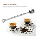 thumbnail image 1 of Cuchara de café, mezclador de bebidas de cóctel, cuchara mezcladora de acero inoxidable, cuchara para mezclar bebidas, experiencia incomparable, 1 of 12