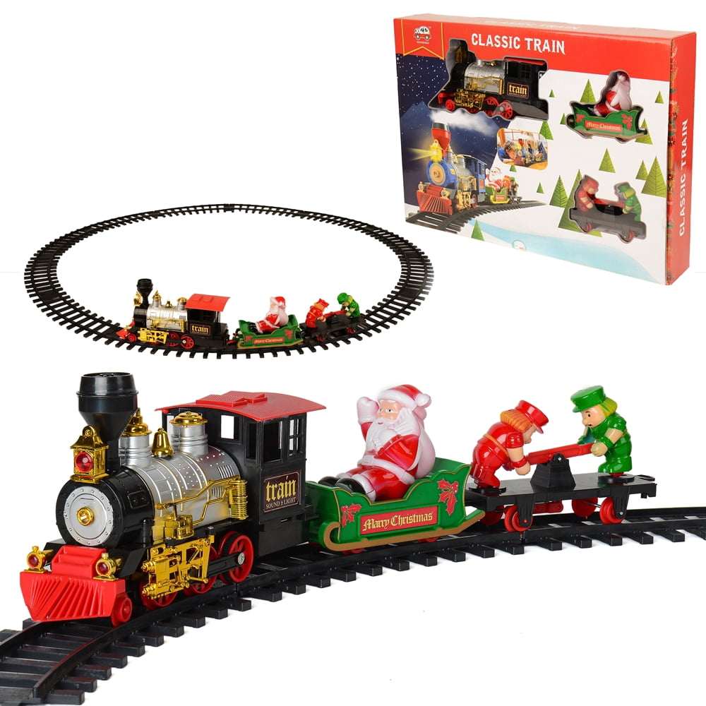 Holiday Christmas Train and Carriage Children's Play Set