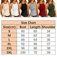 thumbnail image 2 of Casual Tank Tops Solid Color Tank Top Sleeveless Basic Vest Tops for Womens, 2 of 3