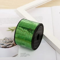 XmhyTop 100 Yard Green Ribbon, Shiny Metallic Curling Ribbon for Gift Wrapping, Balloon Ribbon, Laser Ribbon, Curly Ribbon for Christmas, Valentine's Day, Birthday