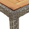 thumbnail image 3 of vidaXL Garden Table Grey 250x100x75 cm Poly Rattan, 3 of 4